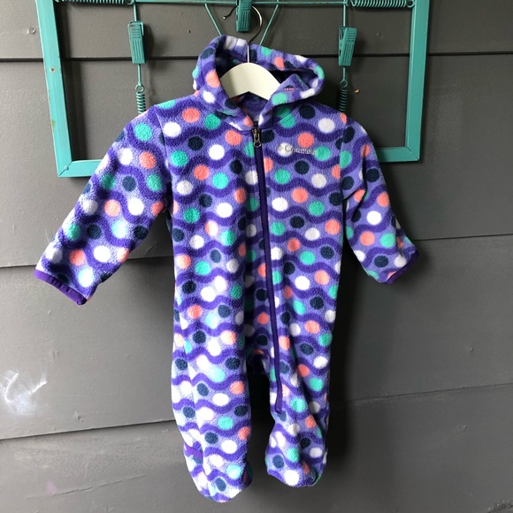 Columbia 3-6 month fleece snowsuit - Picture 1 of 5